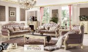 Set Kursi Meja Tamu Sofa Mewah Gaya Klasik Eropa