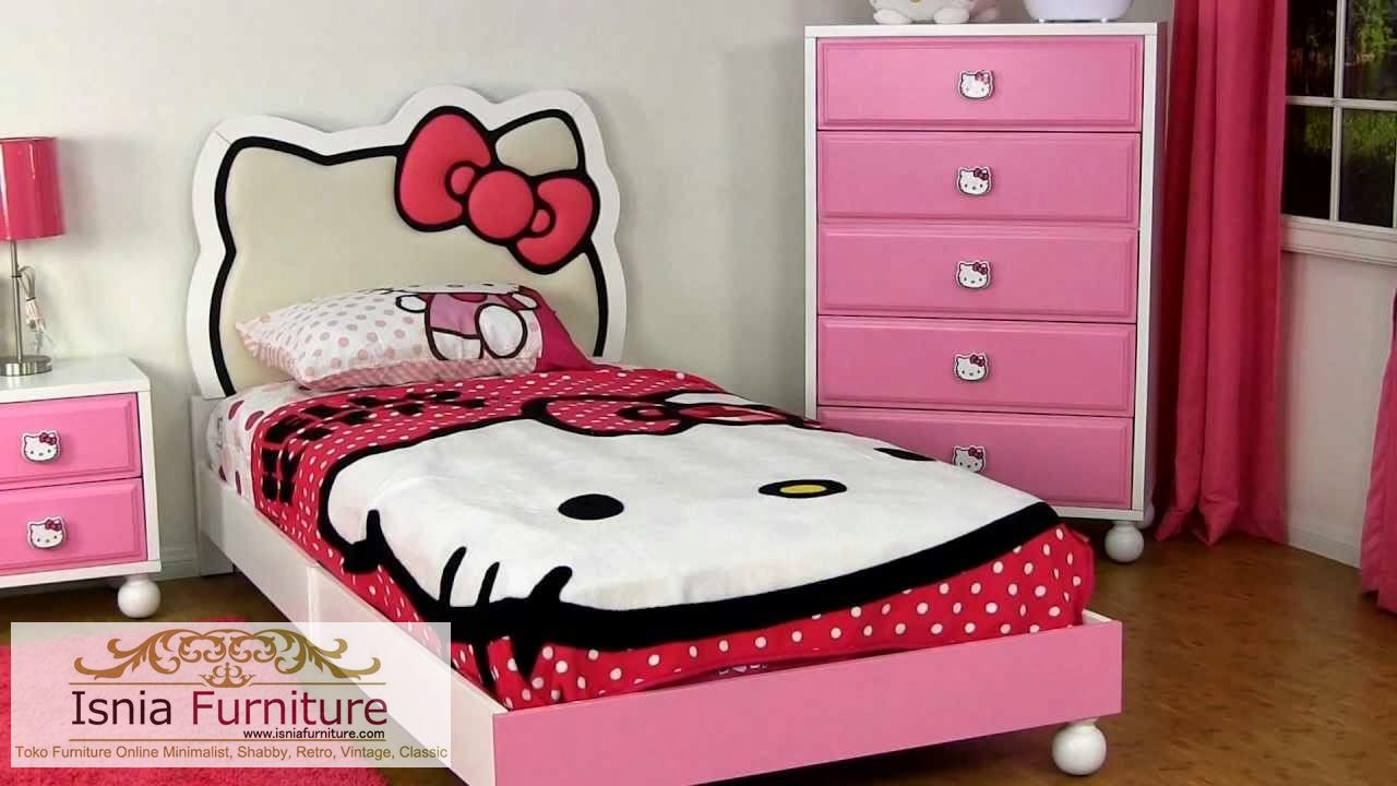 Jual Tempat Tidur Hello Kitty Untuk Set Kamar Anak Perempuan