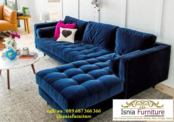 Sofa Sudut Mewah Minimalis Terbaru