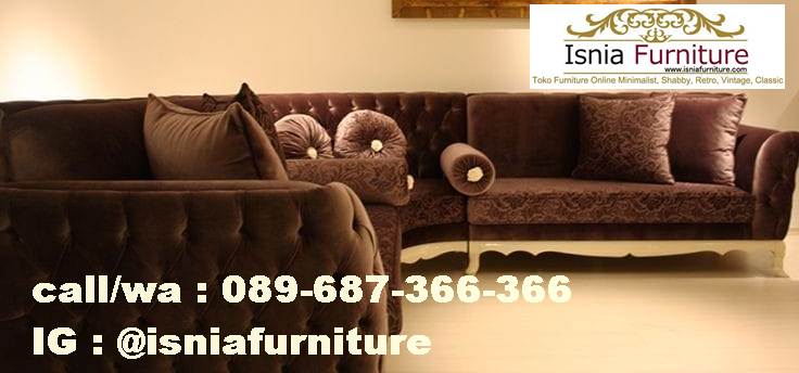 Jual Sofa L Mewah Luxury Klasik Desain Terbaru